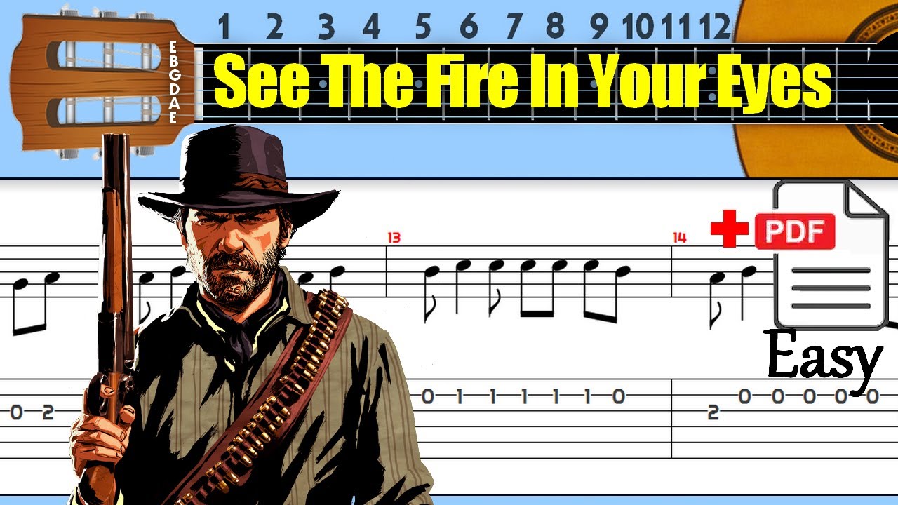 Video of See The Fire In Your Eyes Rdr2 Guitar Tab