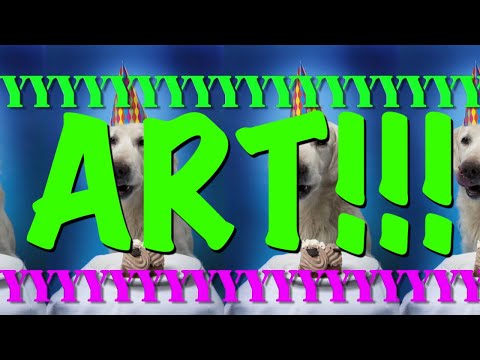 HAPPY BIRTHDAY ART! - EPIC Happy Birthday Song