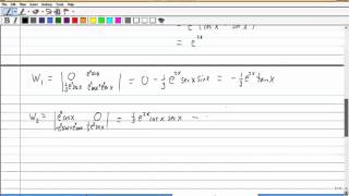 Cauchy Euler Differential Equations Part 1 and one variation of parameters example