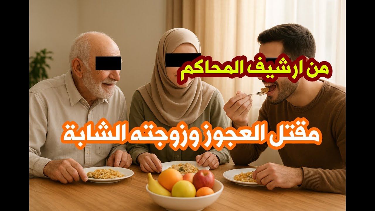 من ارشيف المحاكم حل لغز مقتل الزوج العجوز وزوجته الشابة والقاتل مفاجأة كبيرة