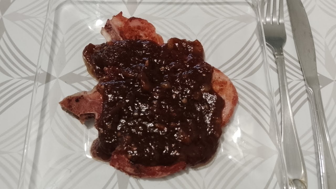 CHULETAS AHUMADAS CON SALSA DE TAMARINDO 