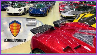 Esser Automotive Showroom | Exclusive Koenigsegg & High End Car Dealership | 3X Pagani Zonda