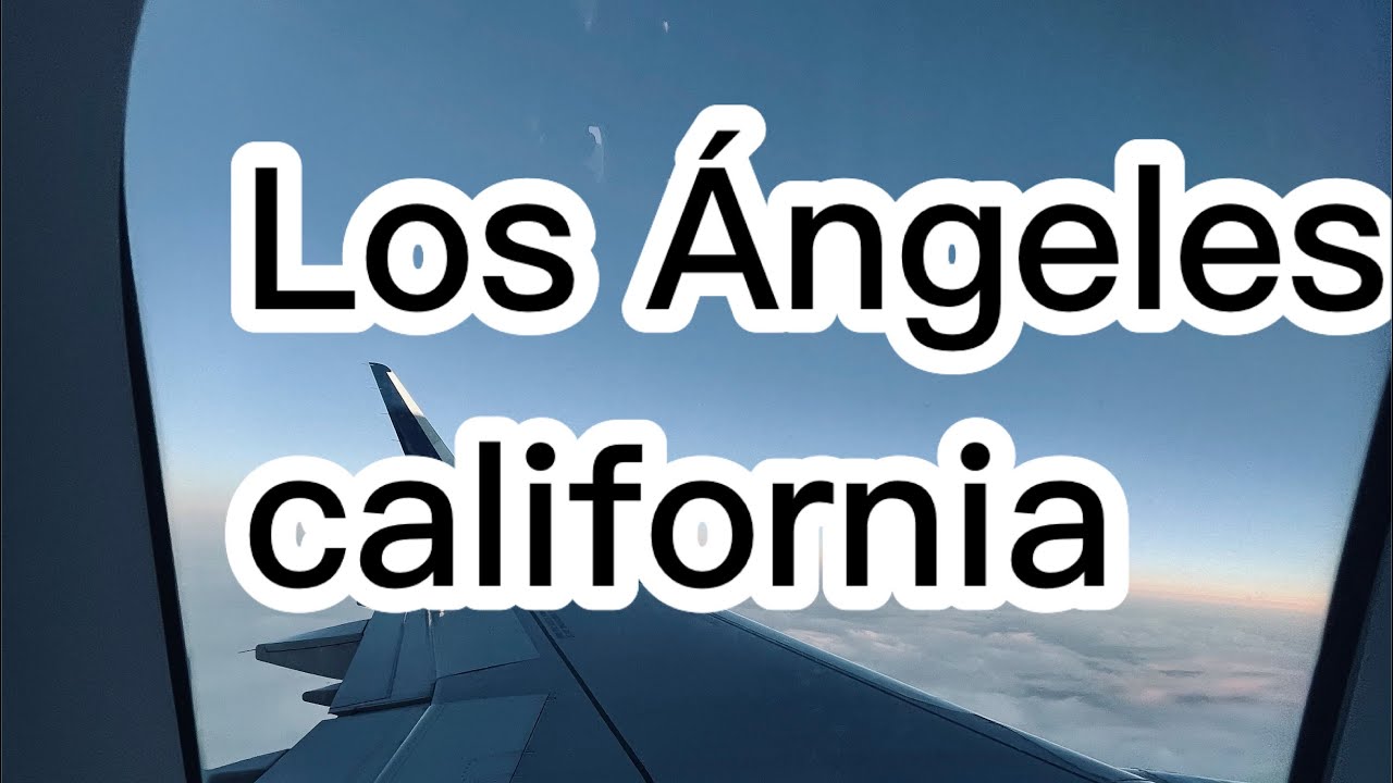 MI PRIMERA VEZ VIAJANDO EN AVIÓN (Los Ángeles california ) Vlogs 