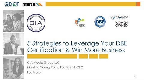 5 Ways to Leverage the Disadvantaged Business Enterprise Certification || DBE | Government Contracts