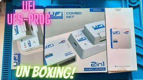 #UFI  UFS-PROG UNBOXING #ufs adapter