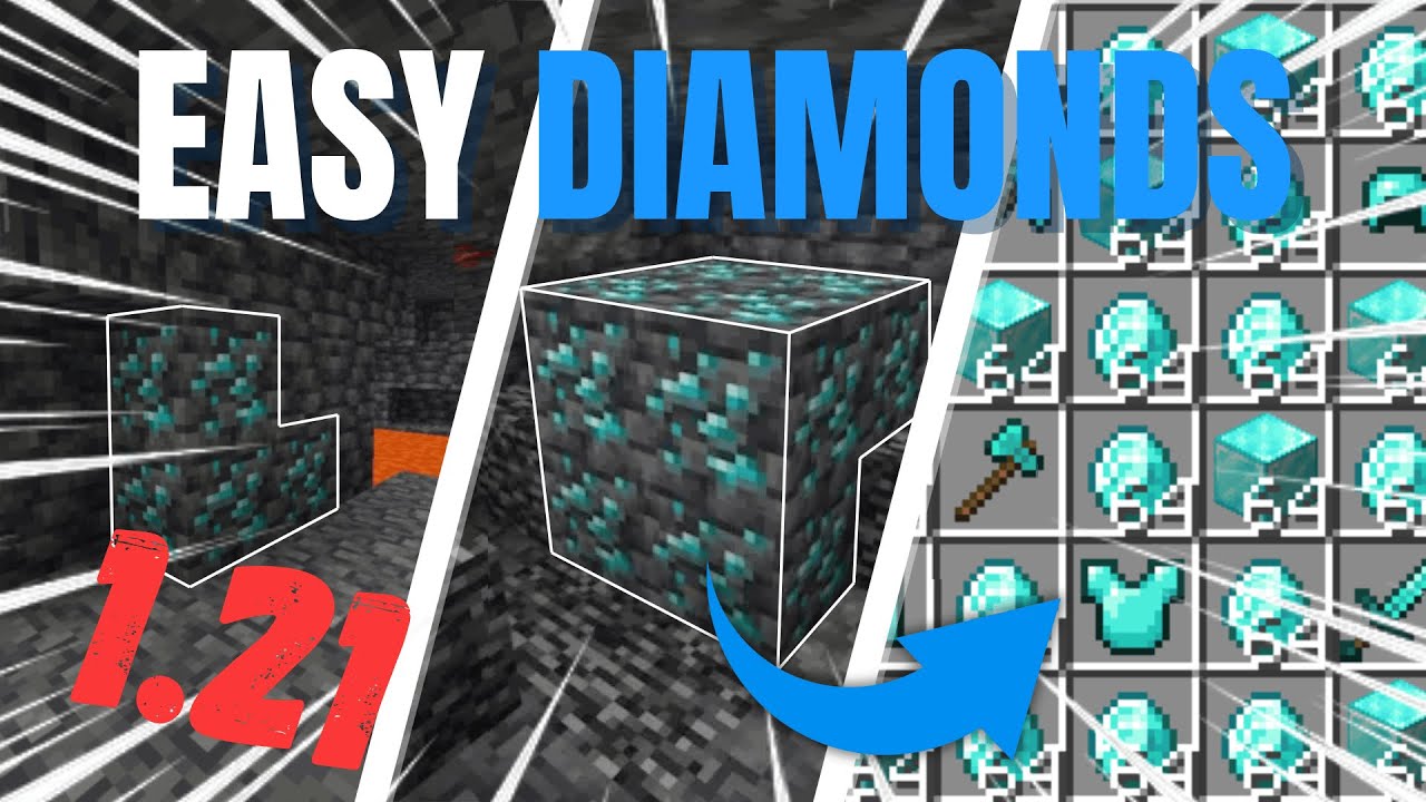FASTEST Way to Find DIAMONDS in Minecraft - YouTube