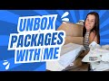 Unbox Packages with Me | PR Unboxing | Amazon Halloween Decor Haul | TikTok Shop Haul | Mom Creator