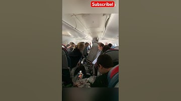 TURBULENCE caught on camera! #panic #turbulence #shorts