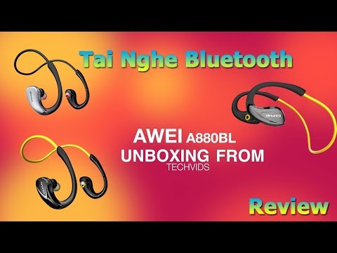 Review Giới Thiệu Tai Nghe Bluetooth Awei A880BL Phong Cách Thể Thao