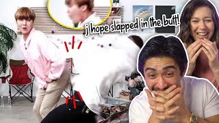 so i created a song out of bts memes - HILARIOUS COUPLES REACTION!