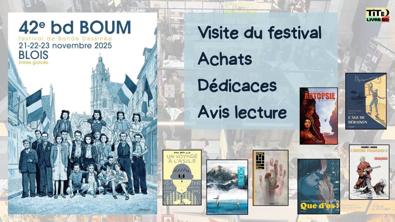 Découverte du festival BD Boum à Blois : achats, dédicaces et avis lecture!