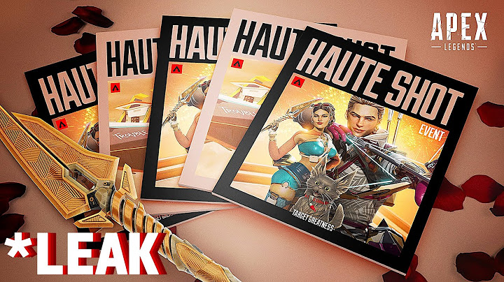 New* Leaked Haute Shot Event Skin with Intro Animations! Apex Legends