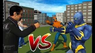 Flying Spider Rope Hero : Crime City Rescue Mission | Spider-Man Vs Mafia | Android GamePlay Video screenshot 2