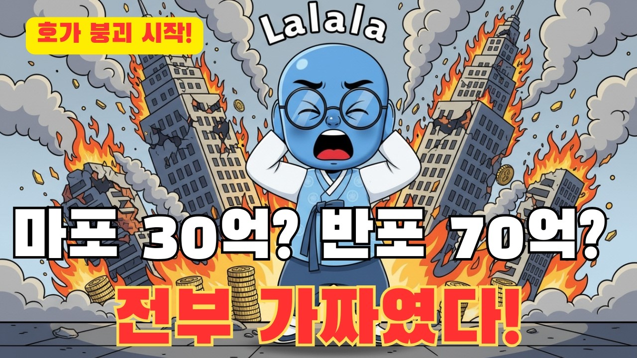 마포 30억 신고가와 반포 70억 미등기 사태가 만든 '가짜 호가' 붕괴와 한국 부동산 시장의 빙하기