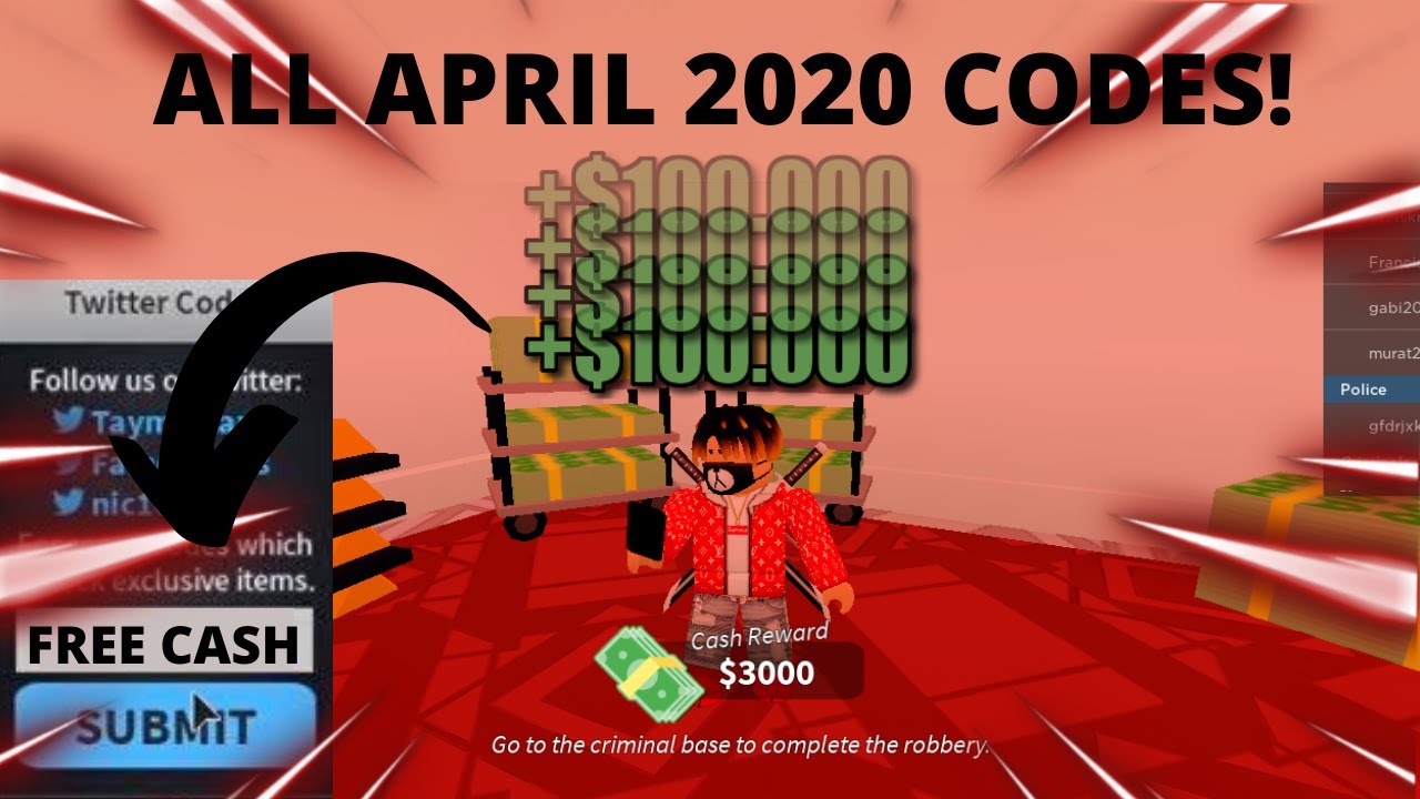 All Codes In Mad City! (APRIL 2020) - Roblox