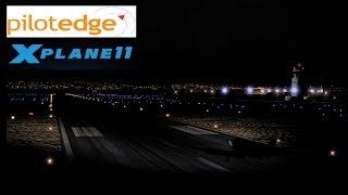 LAX to Chino | X-Plane 11 w/ PilotEdge | Carenado PC12 (Night Flight)