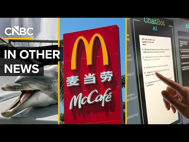 In Other News: McDonald's Bet On China, Spy Dolphins, And AI Layoffs Vs. Stocks