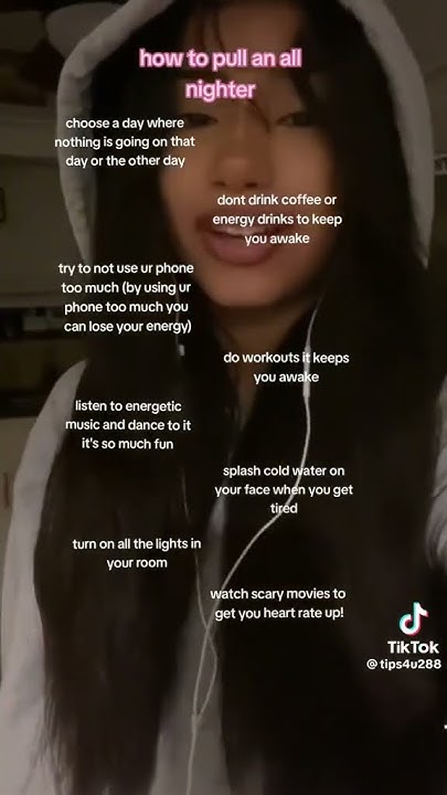 How to pull an all nighter!! - YouTube