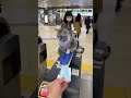 猫が改札を通る人に猫パンチしてる🐱6 #cat #cats #ねこ #ねこのいる生活