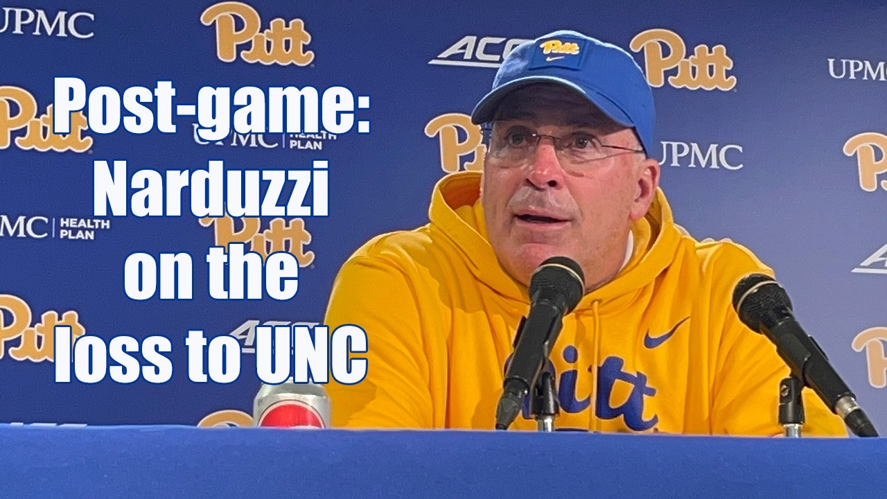 Video: Pitt Football Coach Pat Narduzzi Post-UNC Press Conference