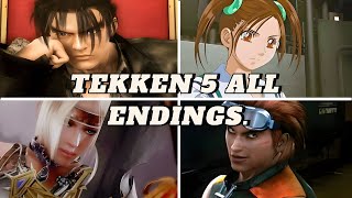 TEKKEN 5 ALL CHARACTERS ENDING (EPILOGUE)