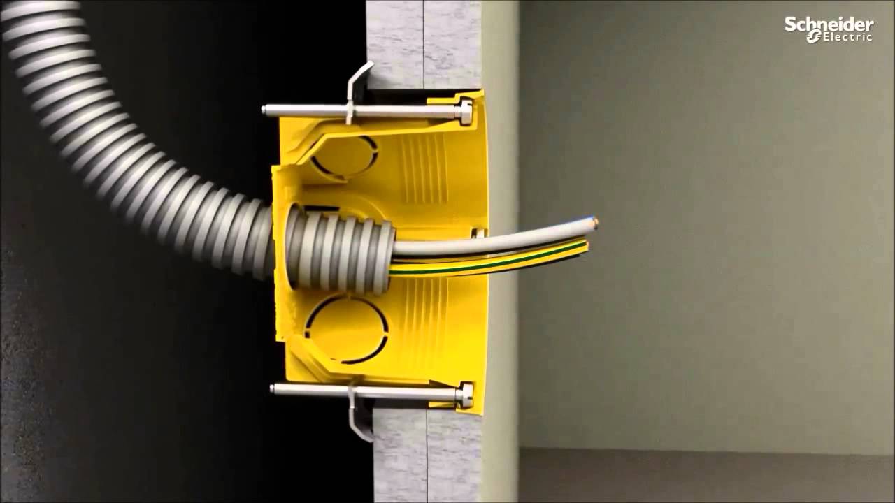 Монтажные коробки Schneider Electric - YouTube