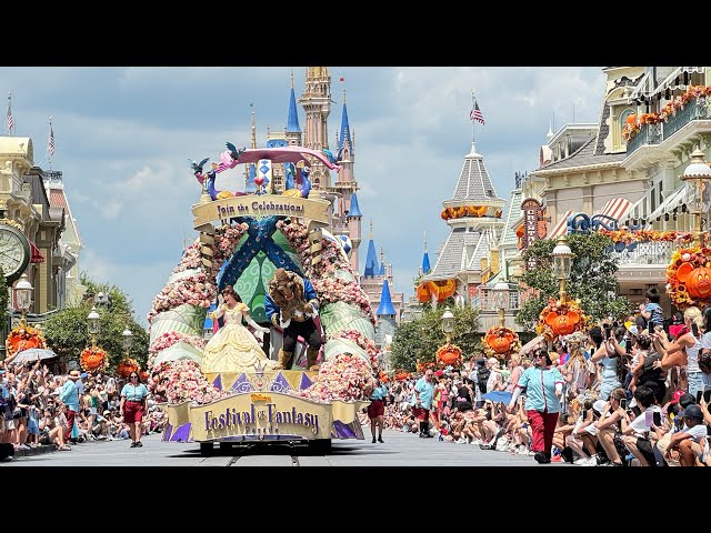 Disney Parade ディズニー・パレード 第1号 🏰WDW 4K Disney Festival of Fantasy Parade August 2024 Magic