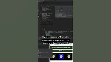 Enabling props for Styled Components w/ TypeScript #styledcomponents #typescript