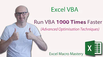Make Your VBA Code Run 1000 Times Faster (Part 2)