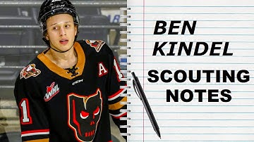 BEN KINDEL SCOUTING REPORT | 2025 NHL Draft