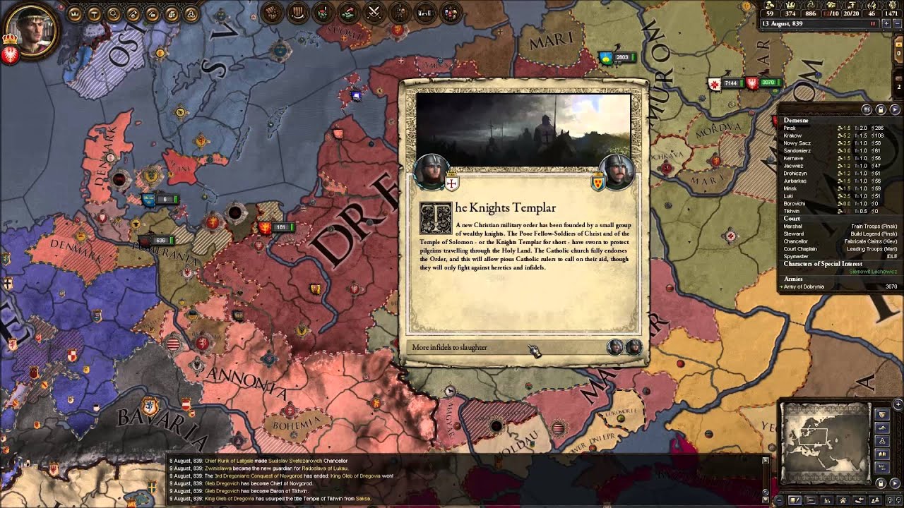 Crusader is a knight who fights against infidels Crusader is a knight who fights against infidels