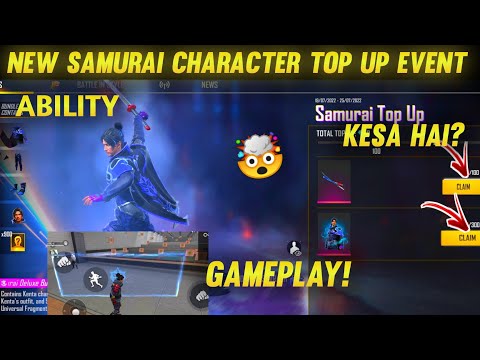 New Top Up Event Free Fire ????Samurai Top Up | Kesa Hai ?Lena Chaiye ?New Character Kenta Top Up????