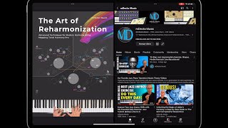 Studying The Art Of Reharmonization on an iPad Split Screen. screenshot 5