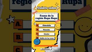 REGIONES NATURALES DEL PERÚ #quizgeografía