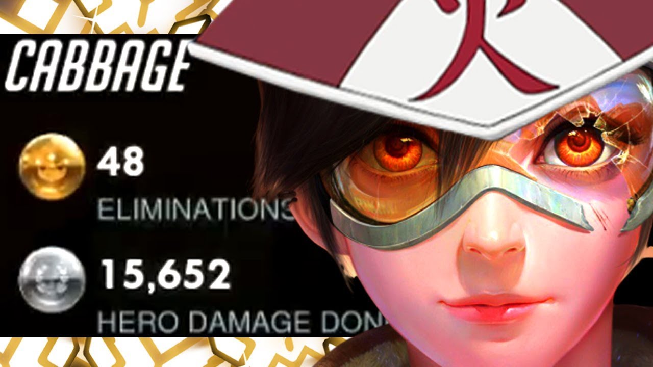 KABAJI TRACER GOD! 48 ELIMS! [ OVERWATCH SEASON 21 TOP 500 ]