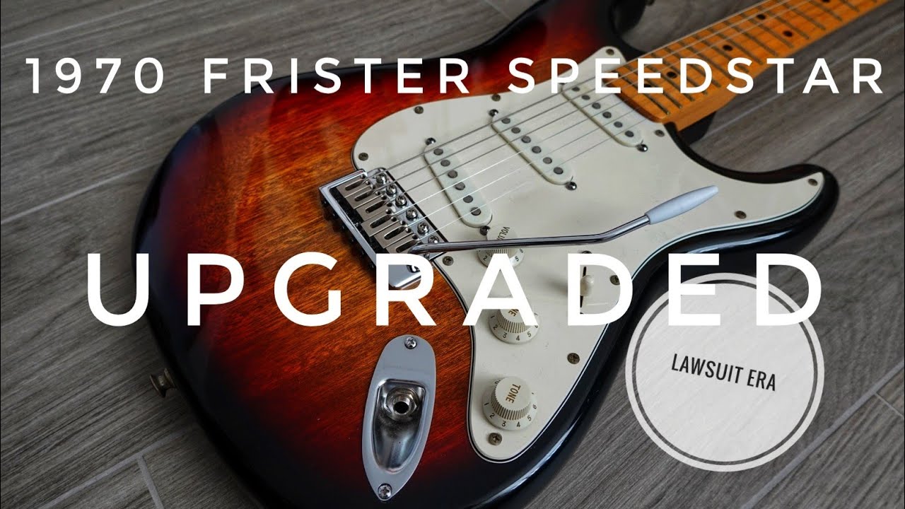 1970 Frister SpeedStar Lawsuit era Stratocaster - Upgraded - YouTube