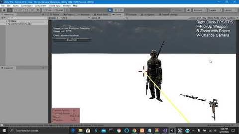 UNITY + Mirror First  and Third Person