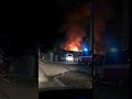 Пожар в деревянном доме на улице Некрасова в Рязани