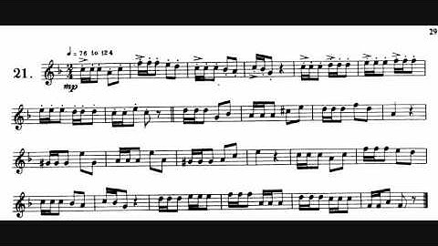 ARBANS SINGLE TONGUE EXERCISE #21