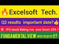 Excelsoft technologies share latest news | Excelsoft tech Q2 results | Excelsoft Tech IPO