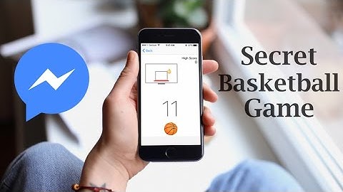 How To Play the Secret Basketball Game on Facebook Messenger App!