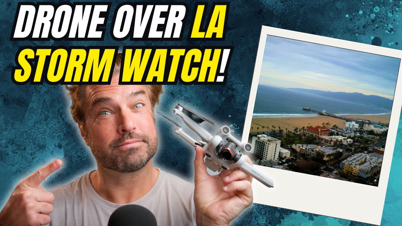 Drone Captures LA Sunday AM Storm Surge! Hilary 8/20