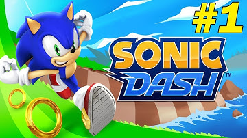 Sonic Dash -Gameplay Walkthrough - Part 1 HD