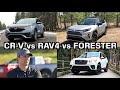 2020 Honda CR-V vs. Toyota RAV4 vs Subaru Forester on Everyman Driver