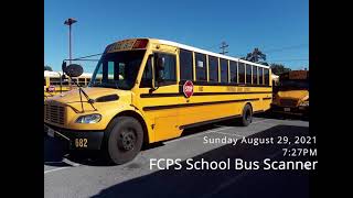 Strange Scanner Audio on a Sunday Evening from the School Bus Channel Frederick County Maryland