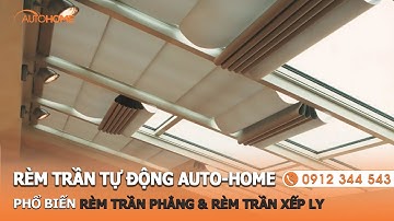 RÈM TRẦN TỰ ĐỘNG  - RÈM TRẦN CHE GIẾNG TRỜI RAY CONG