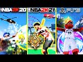 HITTING LEGEND IN EVERY NBA 2K GAME IN ONE VIDEO...