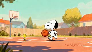 👉 Snoopy’s Fun Basketball Day 🏀☀️ | Chill Lofi for Focus & Relax screenshot 5