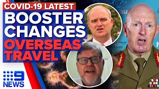 Quarantine-free international travel destinations, Booster update | Coronavirus | 9 News Australia