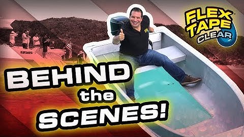BEHIND THE SCENES: Flex Tape® CLEAR Commercial -- Phil Swift